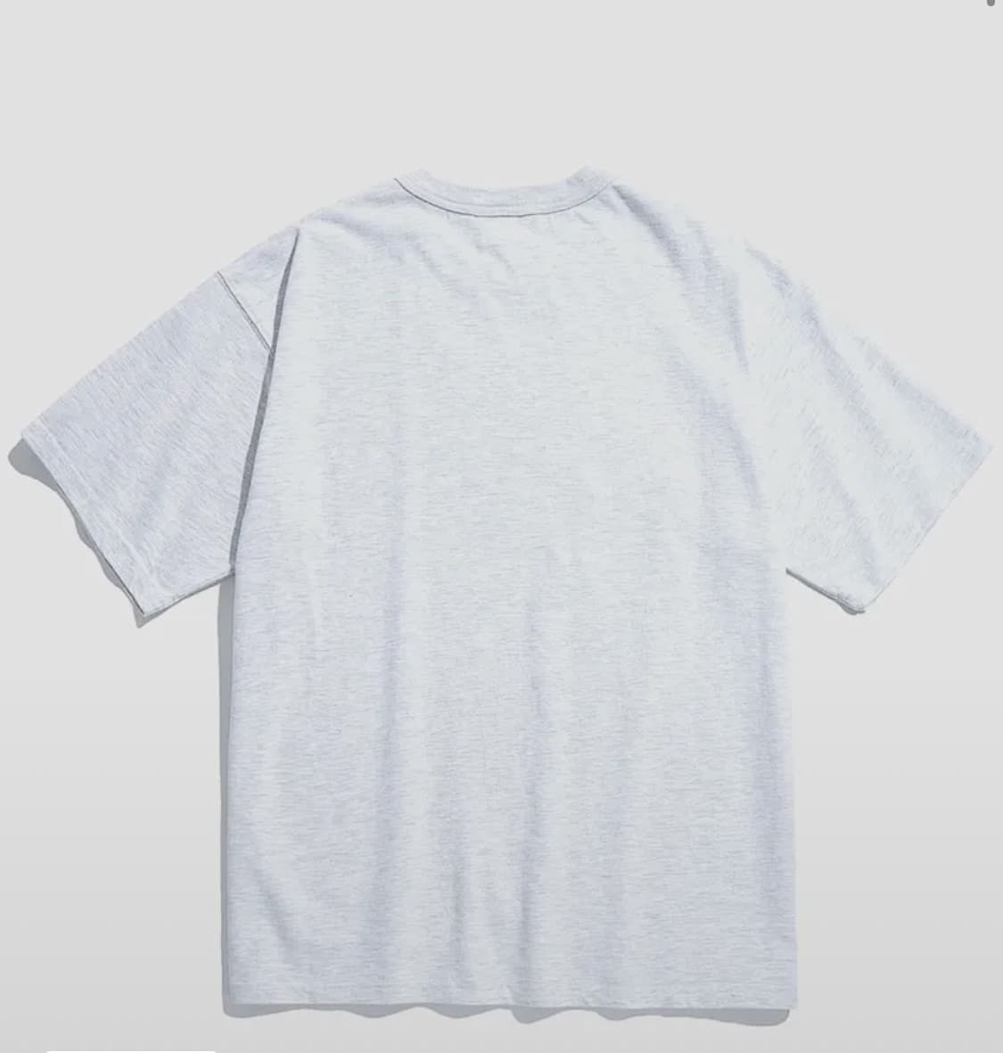 [시즌오프] (L) 아웃스탠딩 U.S.ARMY 반팔 티셔츠 멜란지 그레이 상품이미지2