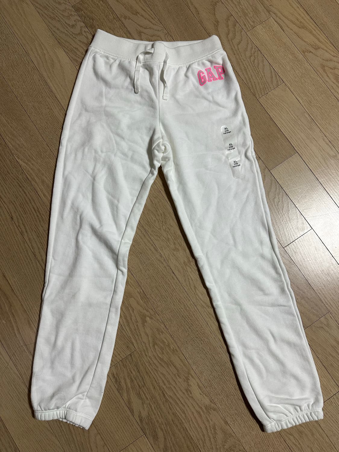 갭 조거팬츠 트레이닝 바지 흰색 상품이미지1