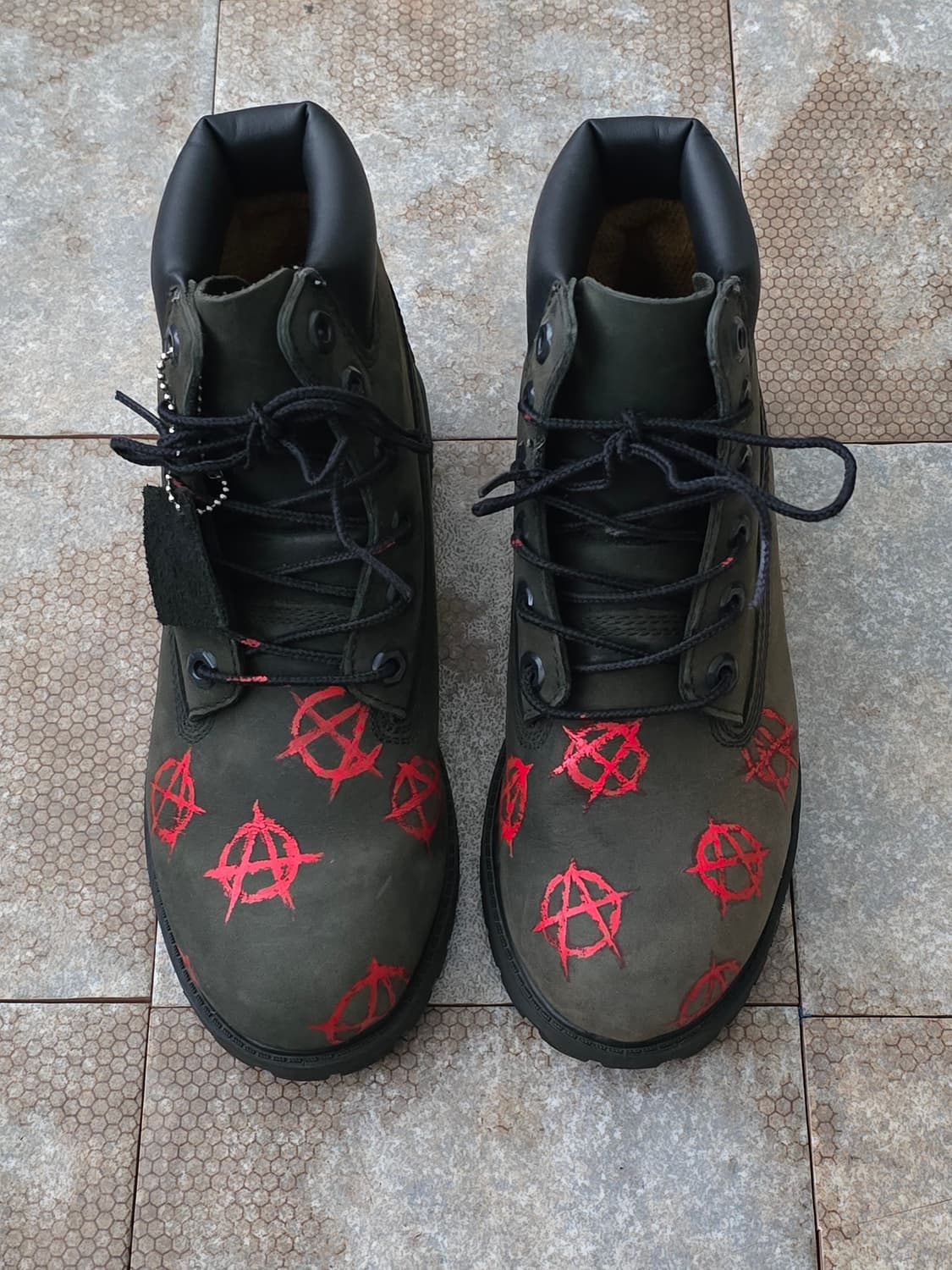 (225)팀버랜드 6인치 프리미엄 카키 워커 부츠 상품이미지2