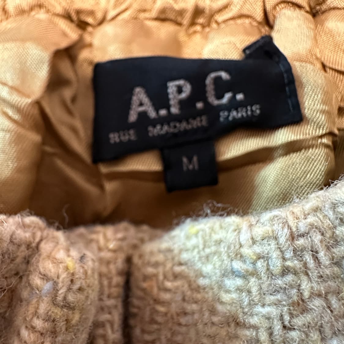 APC wool 100% tweed skirt 상품이미지3