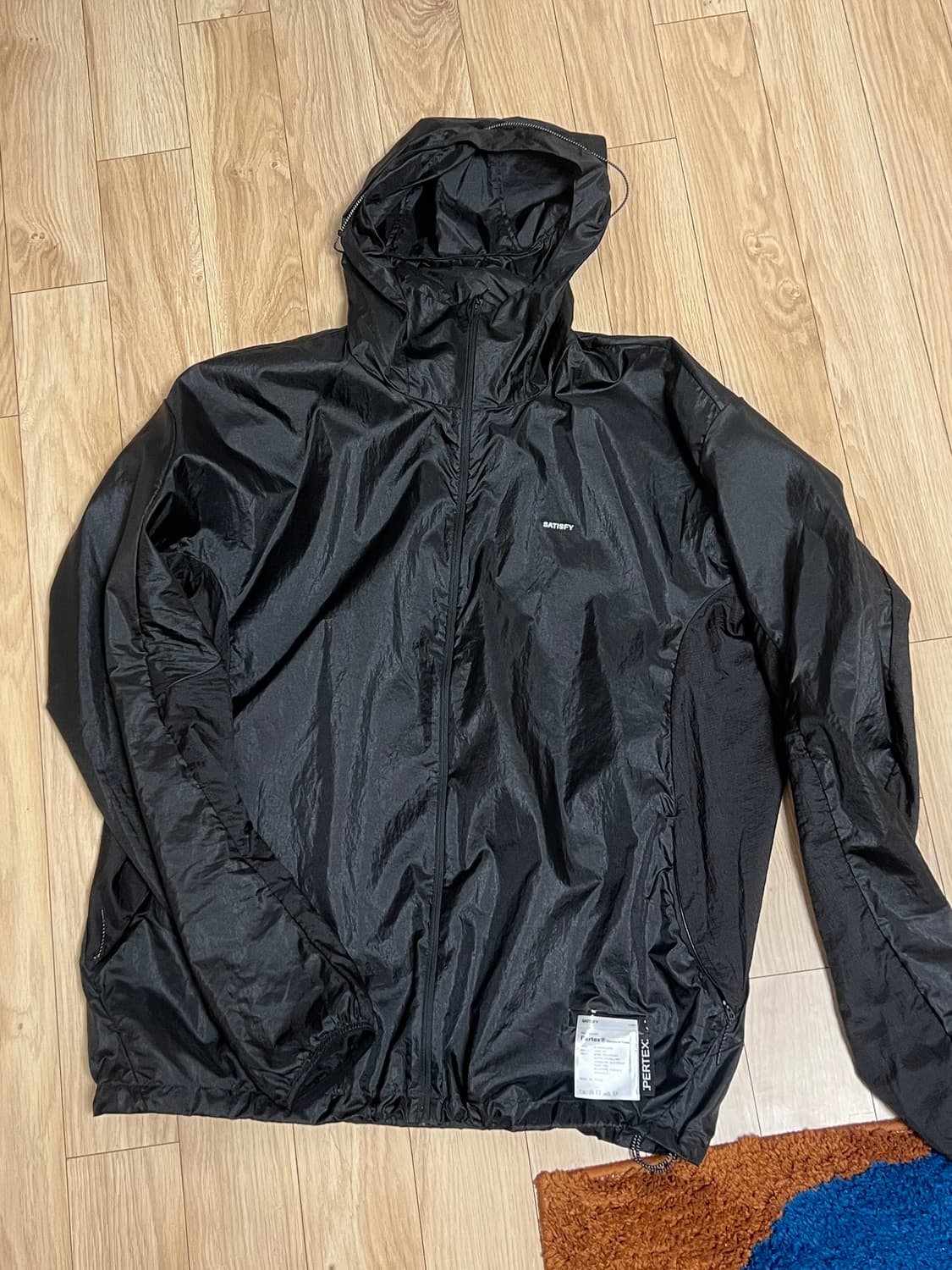 세티스파이 퍼텍스 윈드브레이커 블랙 (XL) 상품이미지2