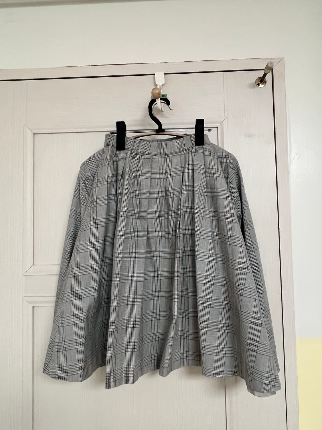 글렌체크 그레이 자켓 스커트 투피스 세트 상품이미지4