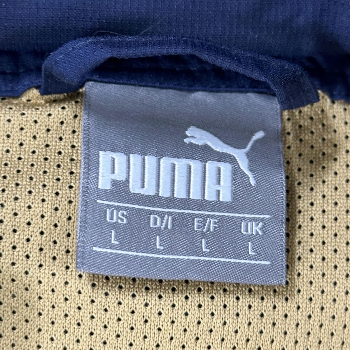 푸마 아스날 풋볼 네이비 바람막이 자켓 (L) 상품이미지8