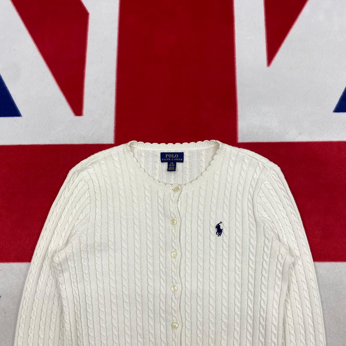 폴로 가디건 실측 여성 44 상품이미지3