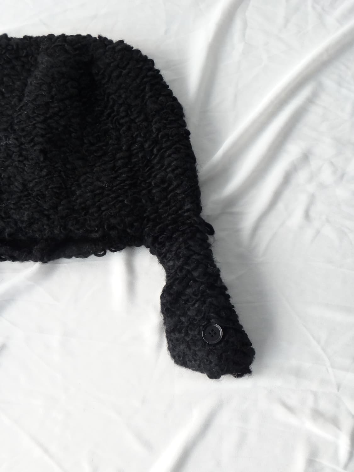 Earflap boucle beanie 상품이미지5