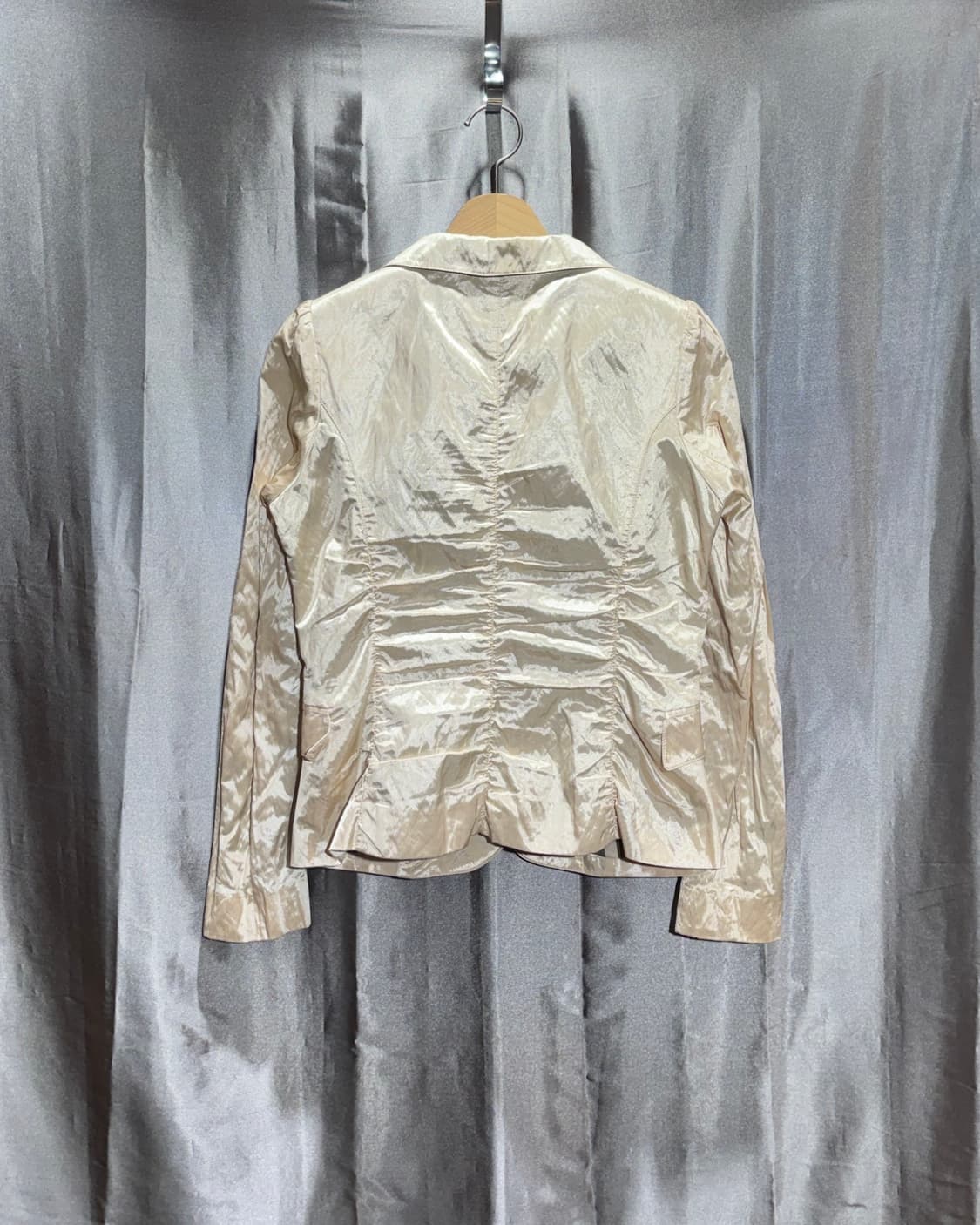 S 버버리 우먼스 글로시 골드옐로우 블레이저 상품이미지3