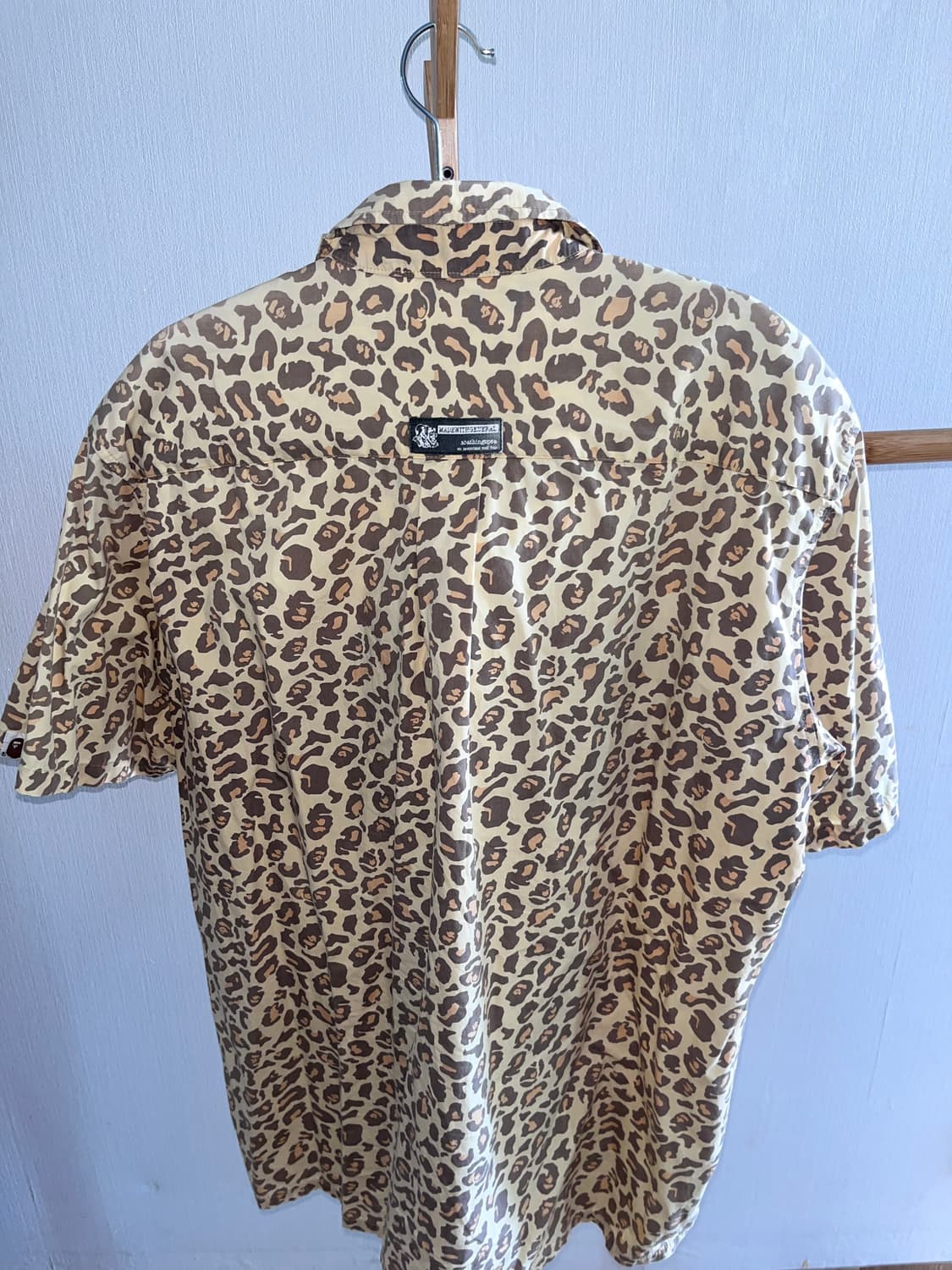 베이프 에이프 호피 반팔 셔츠 상품이미지3