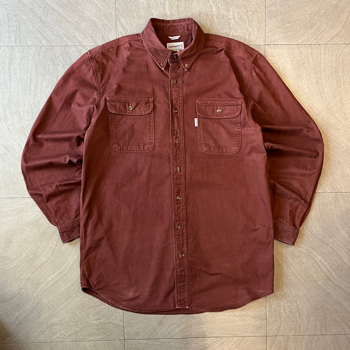 칼하트 정품 오리지널 해비 코튼 긴팔 셔츠 상품이미지1