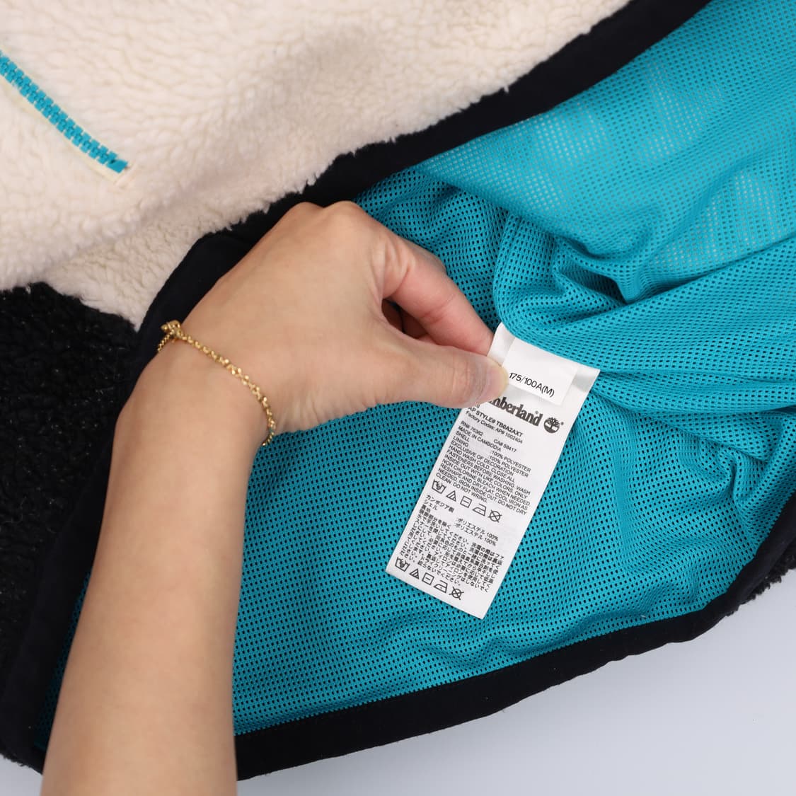 M 팀버랜드 플리스 뽀글이 자켓 0305H1 상품이미지4