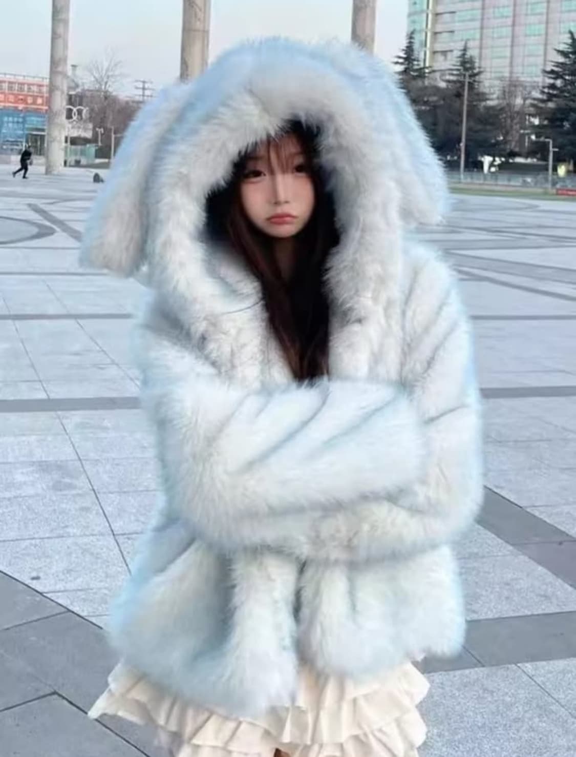 (~27일까지) 우사미미 퍼자켓 양산형 갸루 베이비메탈클럽 중브 상품이미지2