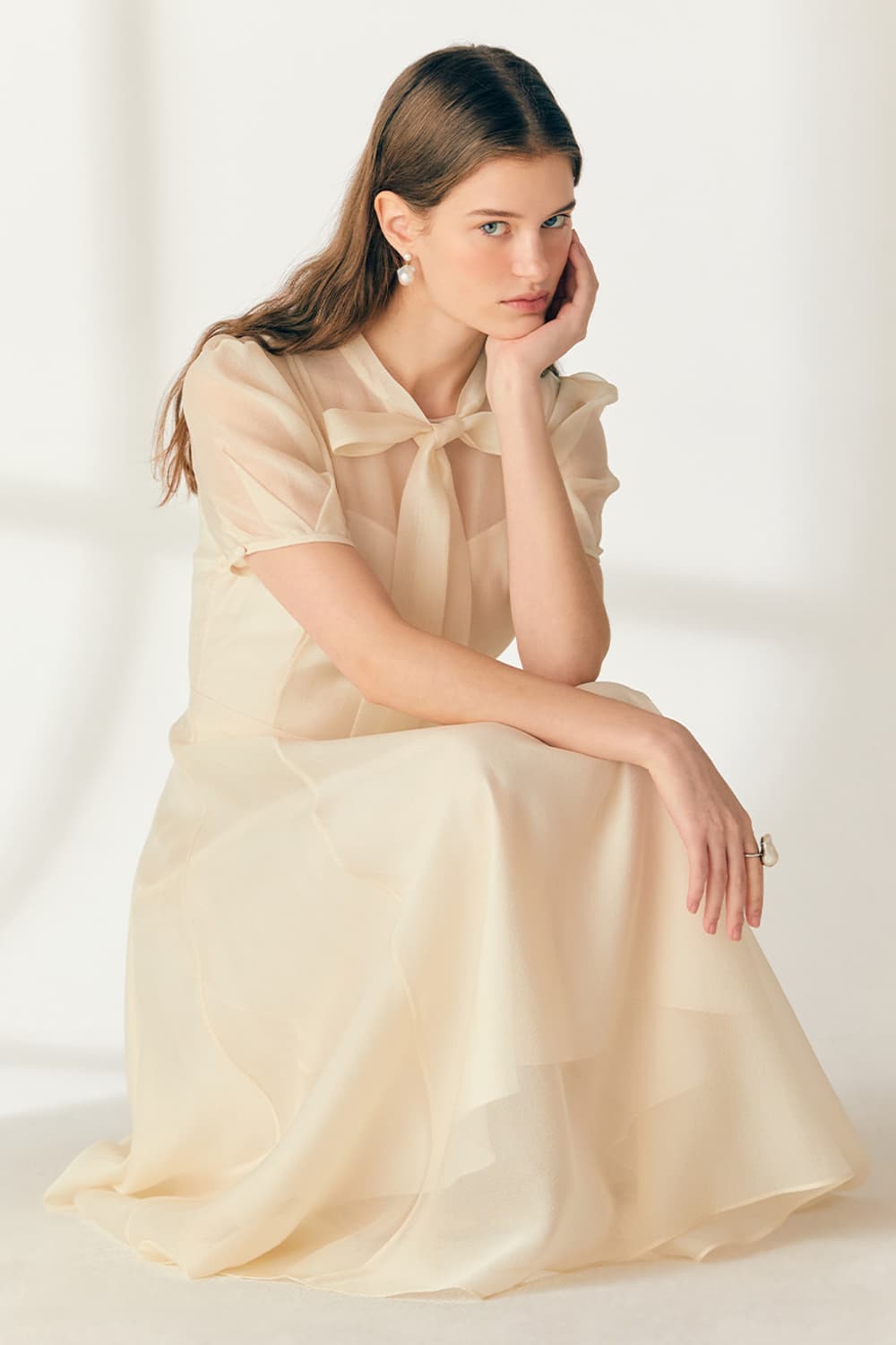 [새 상품.정가43.8] Bride And You 청담 예복 명소 원피스 상품이미지5