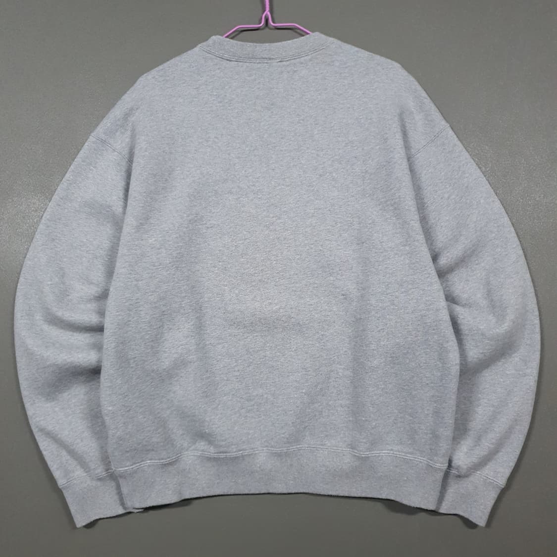 실측 M) 나이키 X 스투시 신형 22FW NRG 플리스 크루넥 그레이 상품이미지9