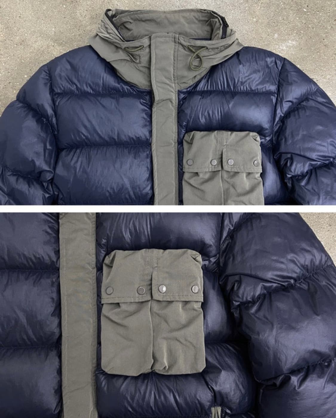 CP컴퍼니 수류탄 포켓 고글 패딩 상품이미지3