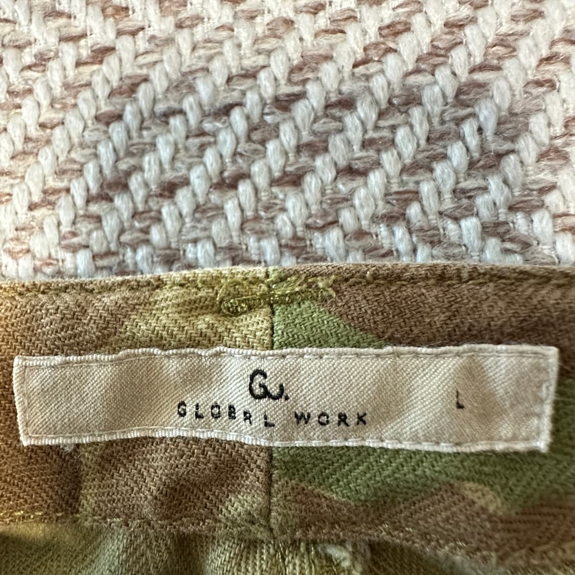 GLOBAL WORK camo fatigue pants 상품이미지3