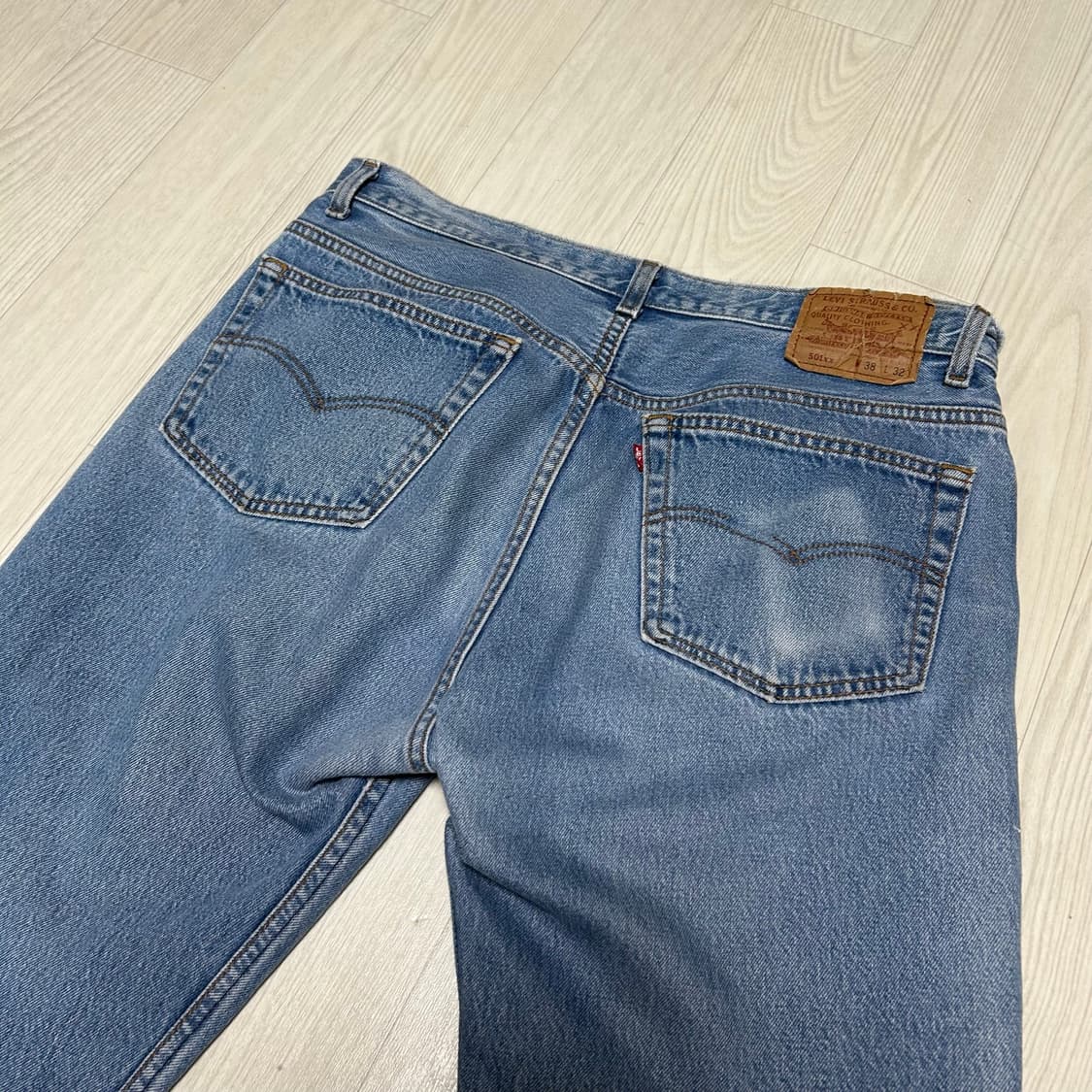 [38] 90s 빈티지 미판 리바이스501xx 중청 상품이미지5