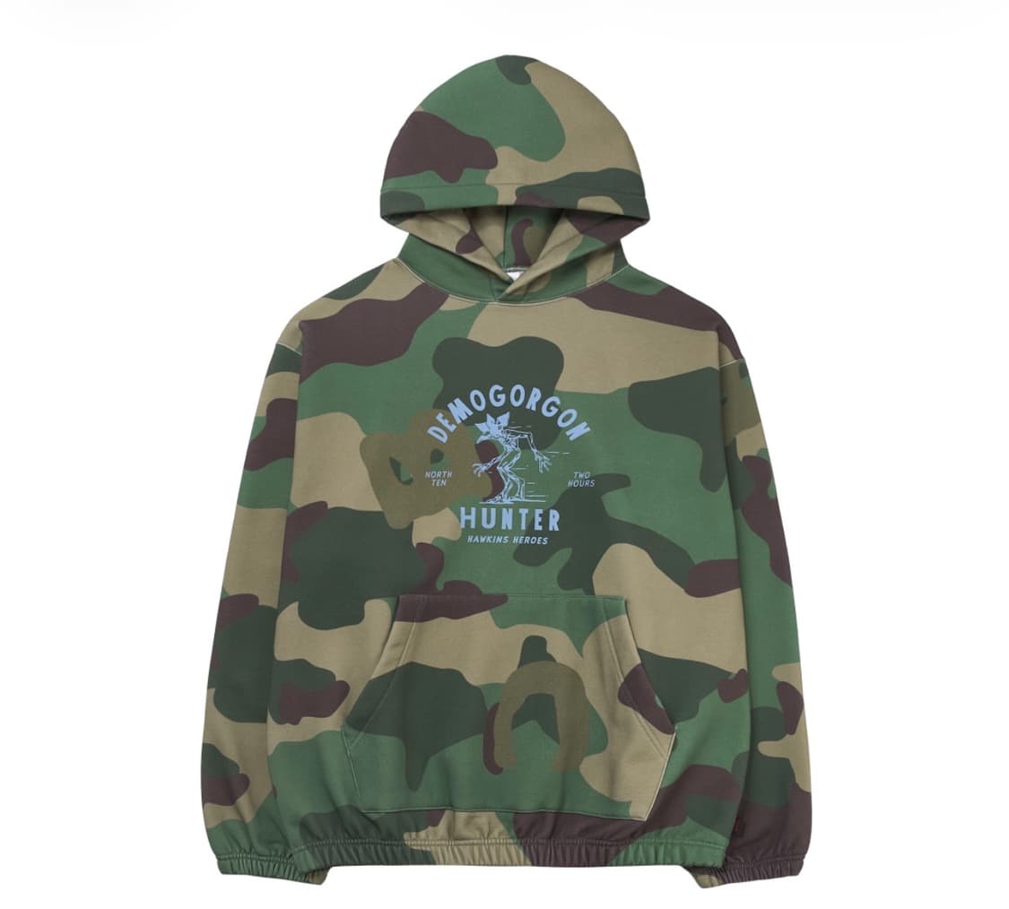 [XL] 아이앱 스튜디오 x 기묘한 이야기 헌터 카모 후드 상품이미지1