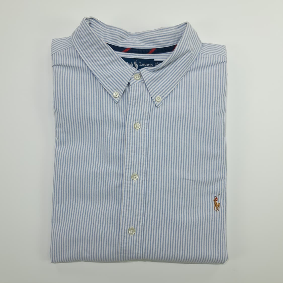 CN755 4XLT 폴로 랄프로렌 클래식블루 스트라이프 긴팔 셔츠 남방 상품이미지9