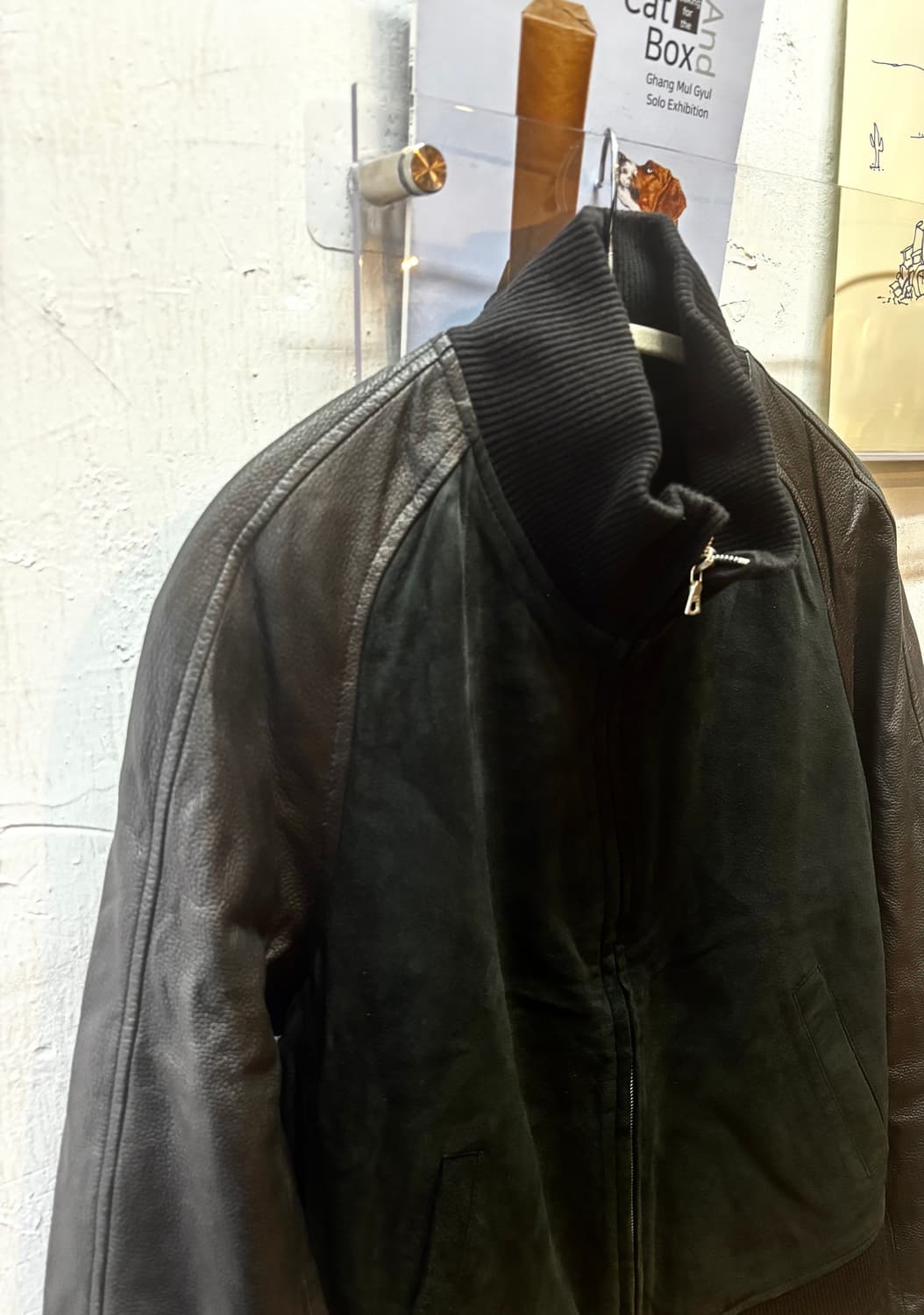 Journal Standard 레더 믹스 블루종 상품이미지4