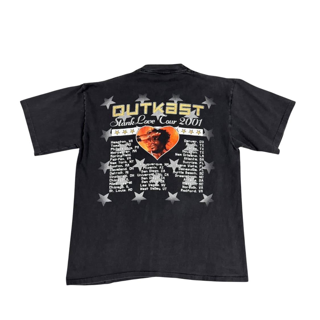 빈티지 2001 Outkast Stank Love 아웃캐스트 랩티셔츠 상품이미지2