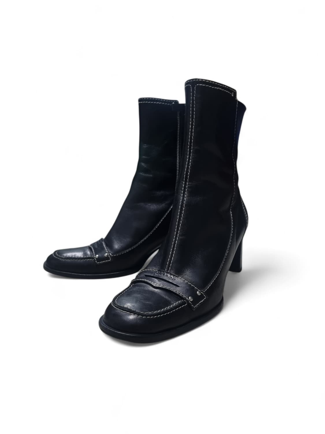 발리 정품 앵클 가죽 부츠 36.5 상품이미지1