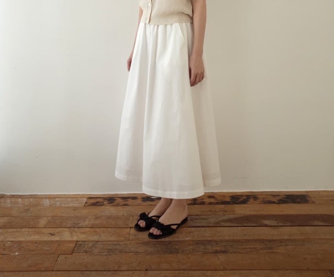 오브네어 세덴 코튼 스커트 상품이미지1