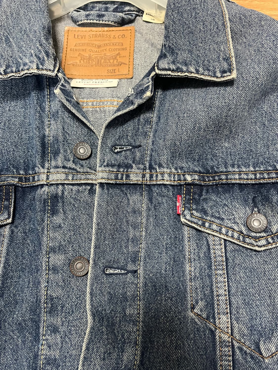 리바이스 청자켓 L 상품이미지2
