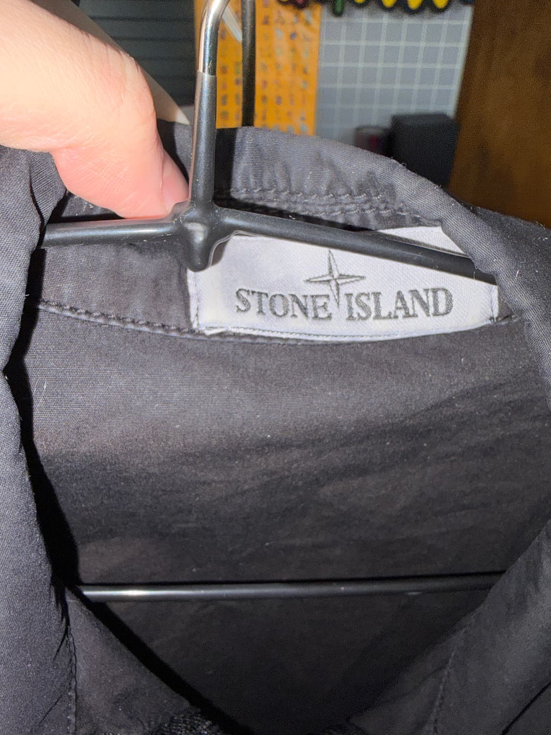 스톤아일랜드 올드이펙트 블랙 오버셔츠 XL(A급) 상품이미지3