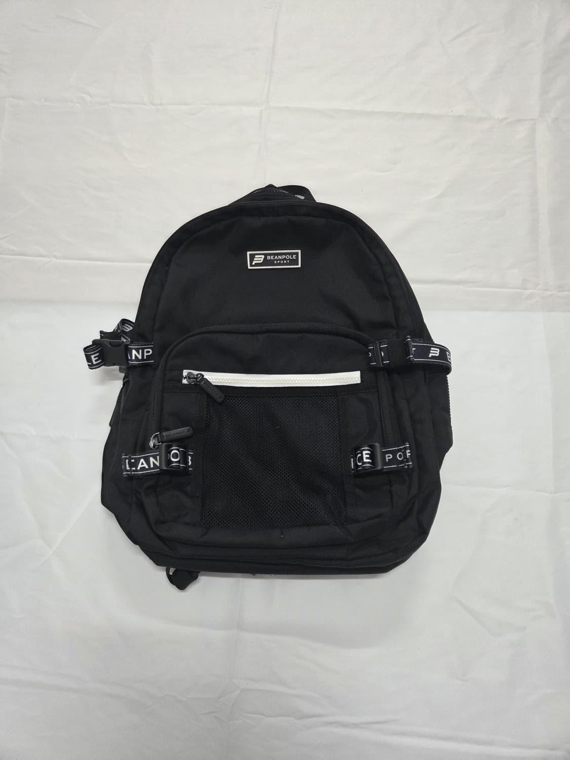 Unisex 블랙 NEW-B ON 로고 웨빙 백팩 BO91D4S015 상품이미지1