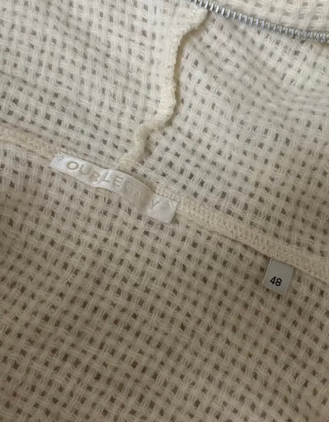 아워레가시 와플 니트 후드 집업 상품이미지4