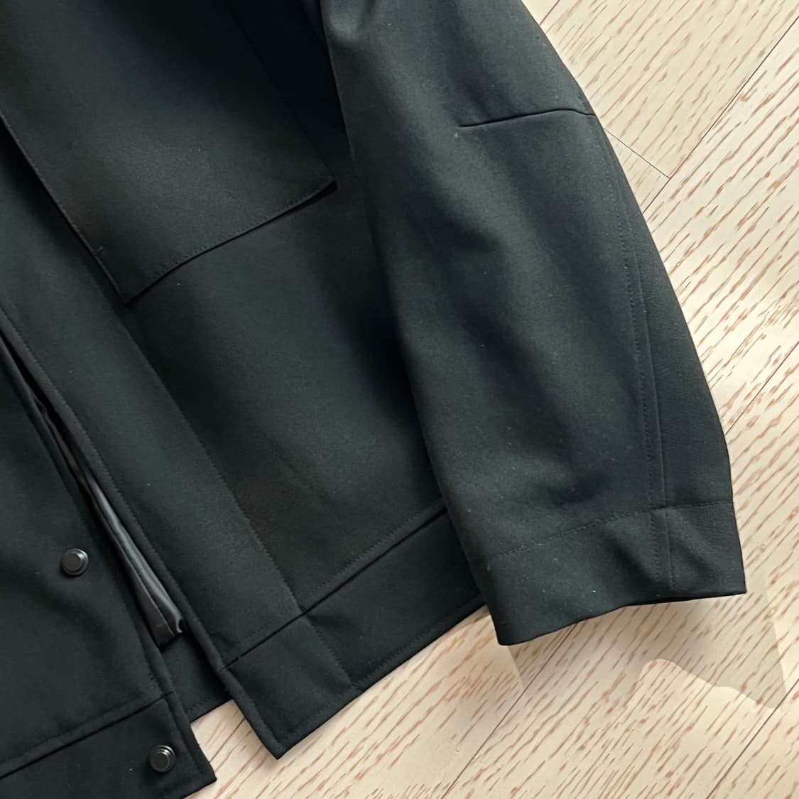 쿠어 미니멀 오버핏 울 자켓 상품이미지6