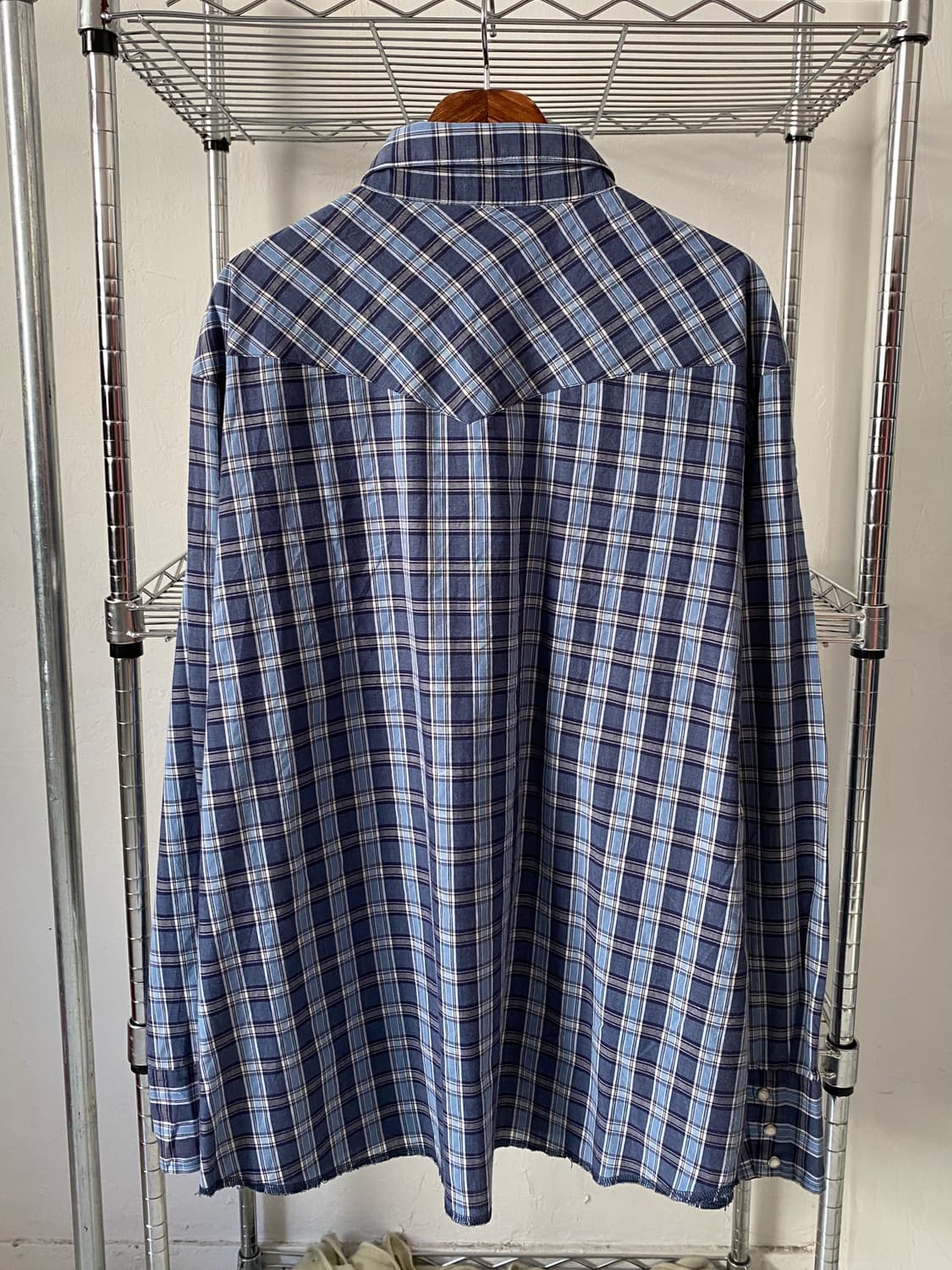 러슬러 체크 셔츠 (Man XL) AB1682 상품이미지5