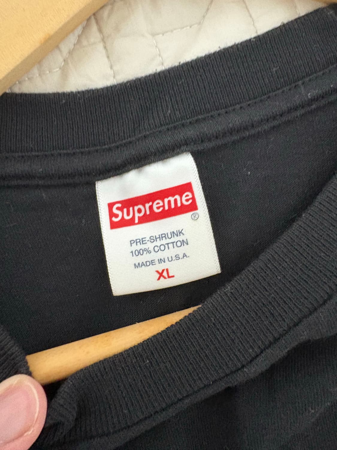 XL)슈프림 Supreme Slap Shot T-Shirt Black 상품이미지4
