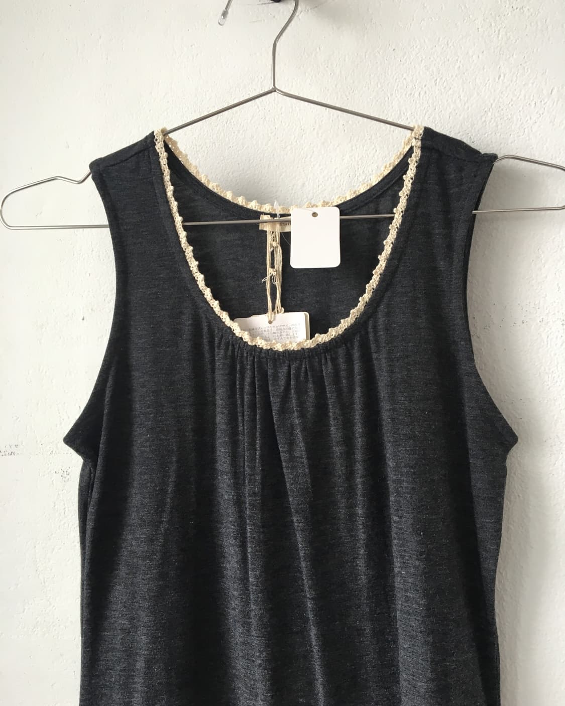 Lace trimming sleeveless 상품이미지5