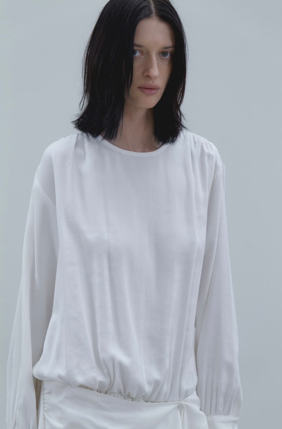 드롭 웨이스트 원피스 Drop Waist Dress Ivory  상품이미지5