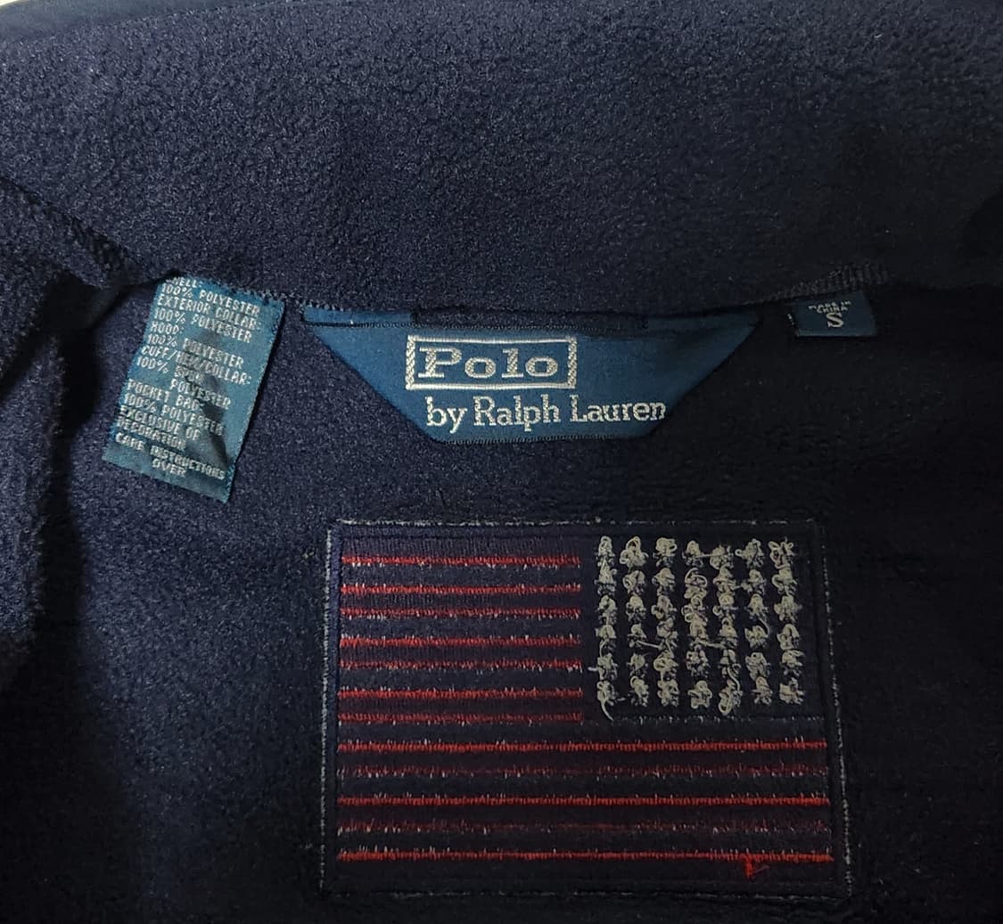 폴로 랄프로렌 빅포니 성조기 USA 후리스 플러스 자켓 상품이미지7