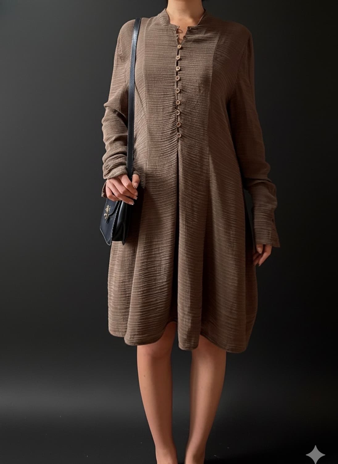 90s 조르지오 아르마니 크링클 튜닉 셔츠 상품이미지3