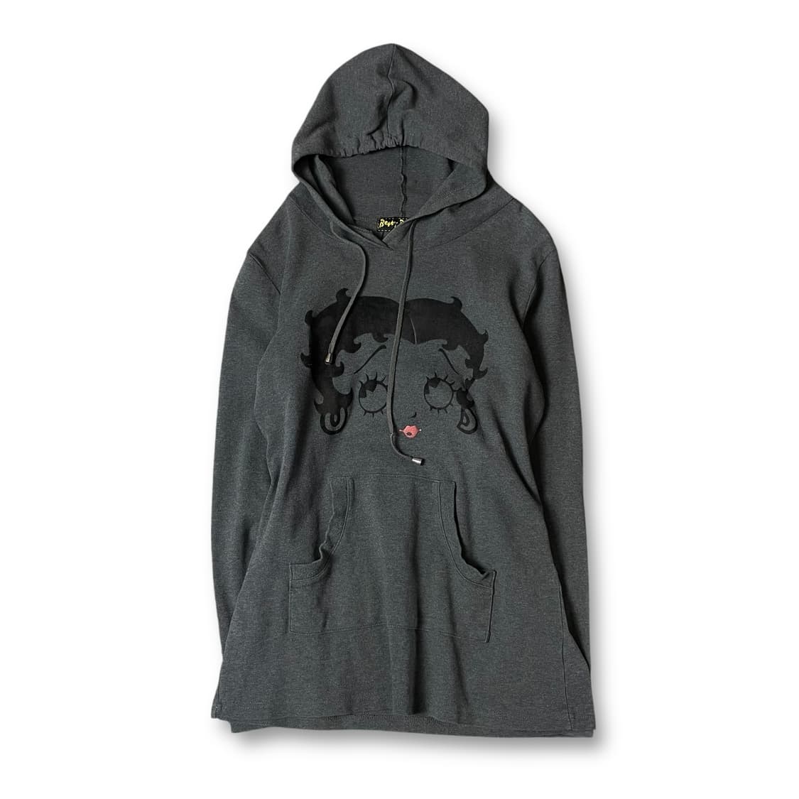 베티붑 그레이 빅프린팅 후드티 95 상품이미지1