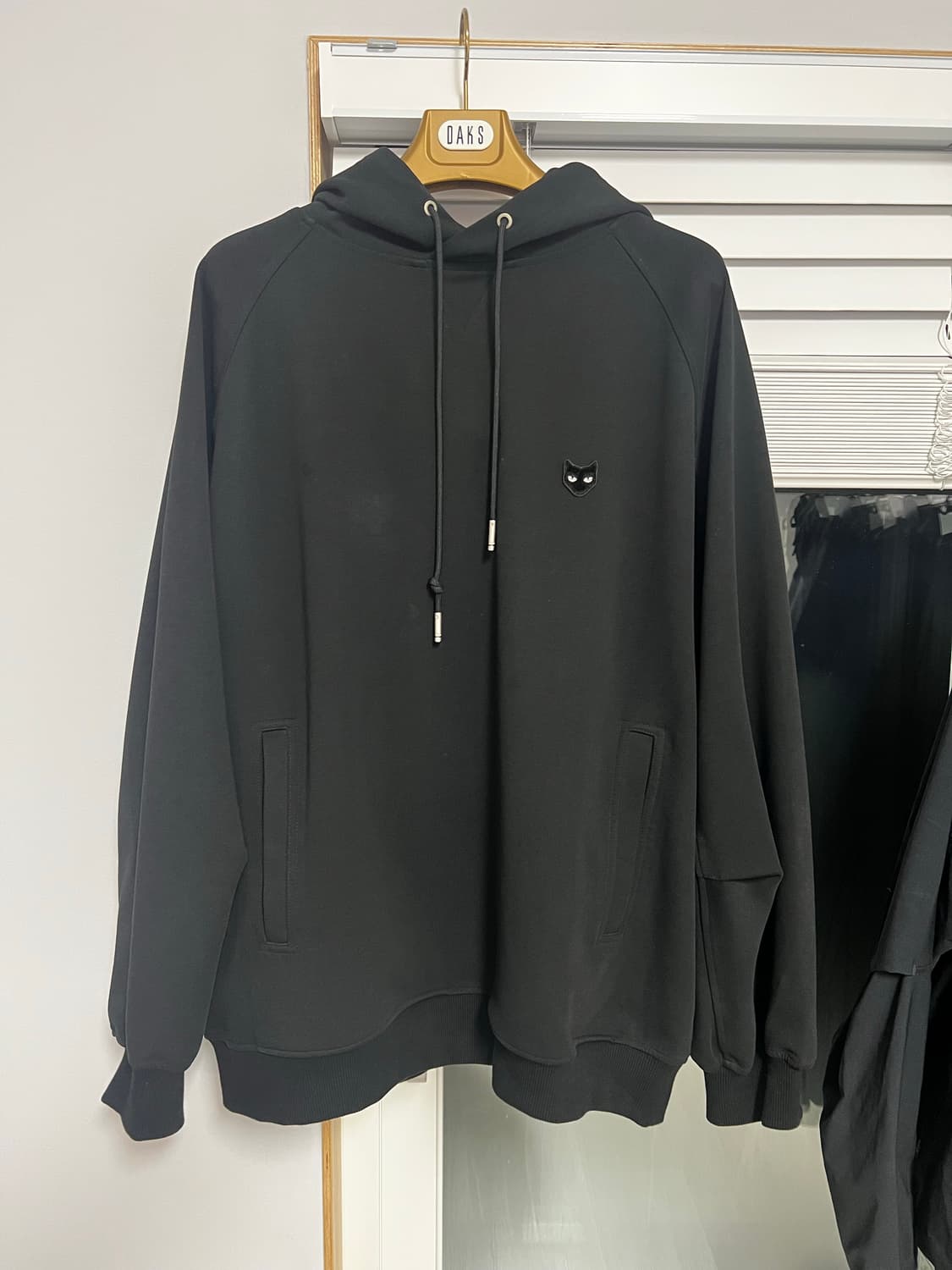 지제로 라글란 슬릿 팬서 후드 블랙 xl 상품이미지1