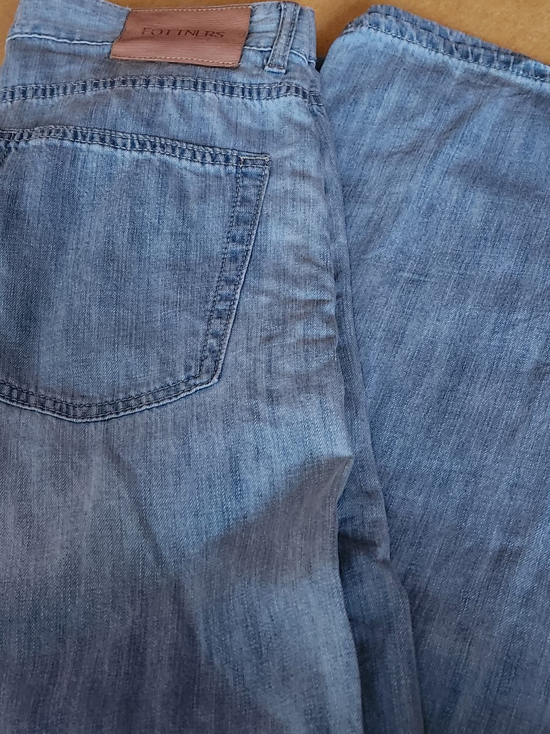 포트너스 투턱 와이드진 라이트블루 상품이미지1