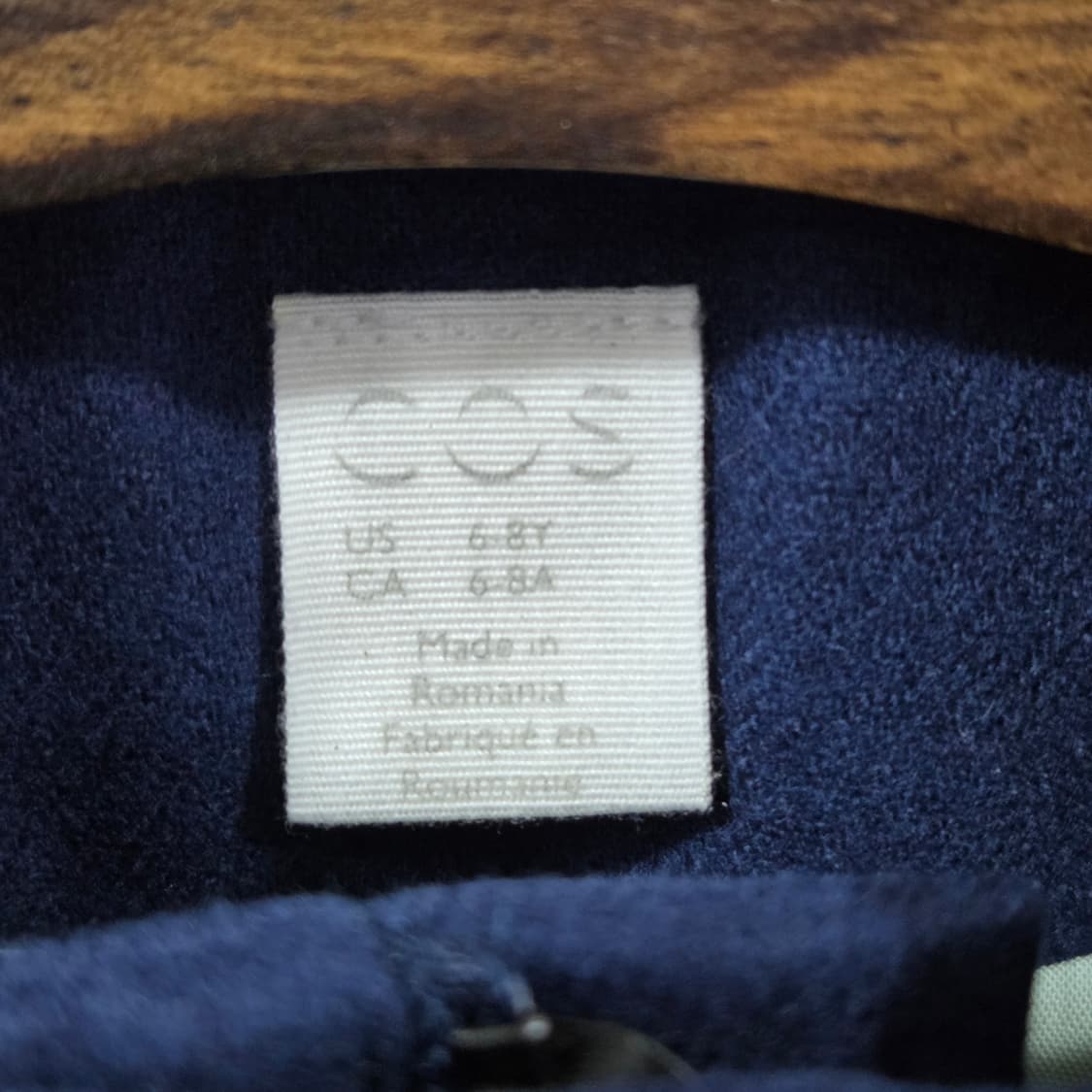 코스 키즈 울 후드코트 6/8Y 상품이미지2