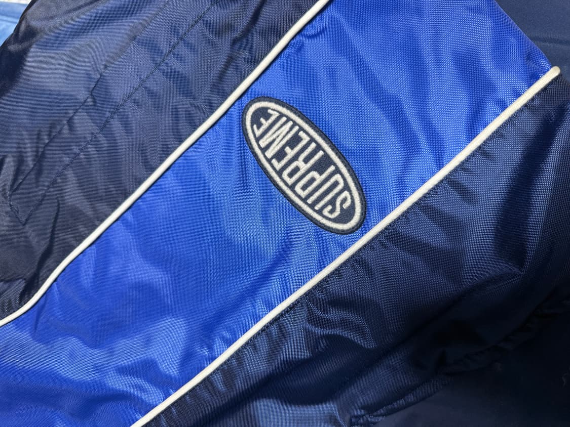 슈프림 스트라이프 푸퍼 패딩 L 상품이미지2