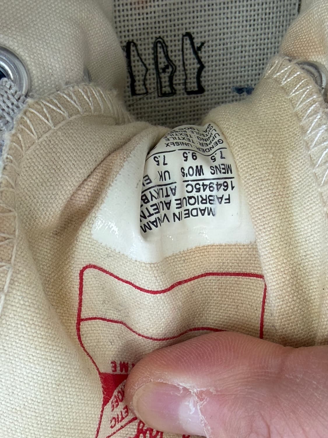 컨버스 하이 척테일러 260 네이비컬러 상품이미지4