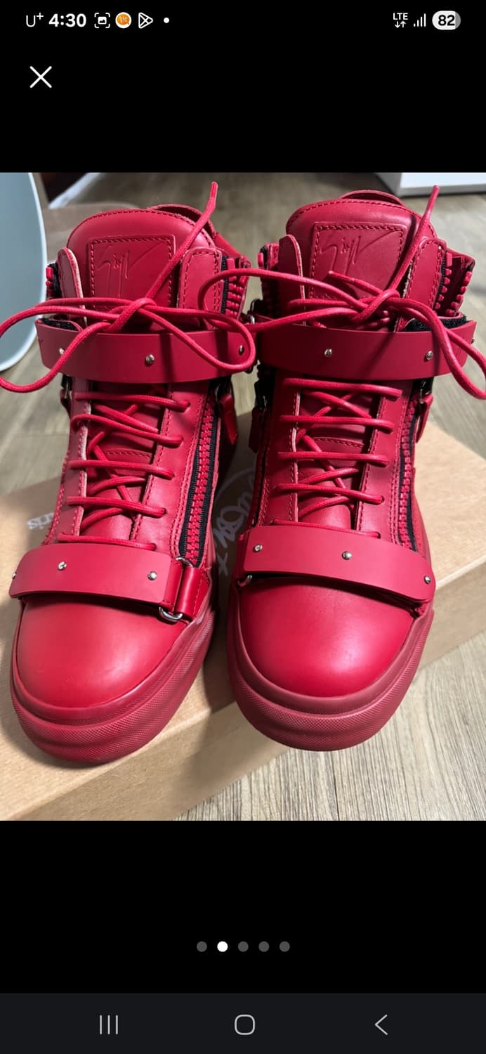 쥬세페 자노티 하이탑 새제품 사이즈L 상품이미지2