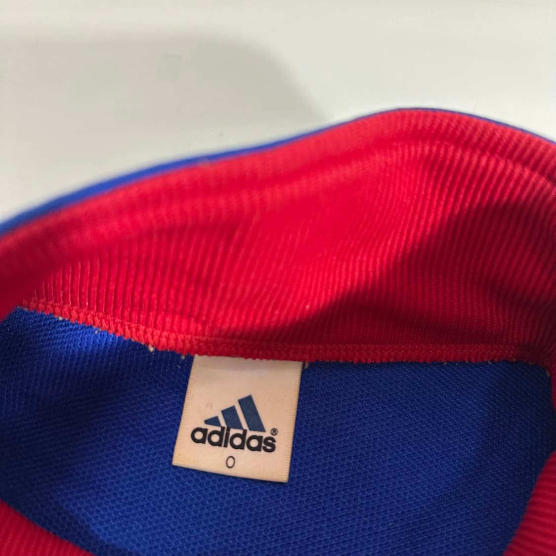 100 아디다스 일본판 블루 오버핏 트랙탑 집업 져지 상품이미지5