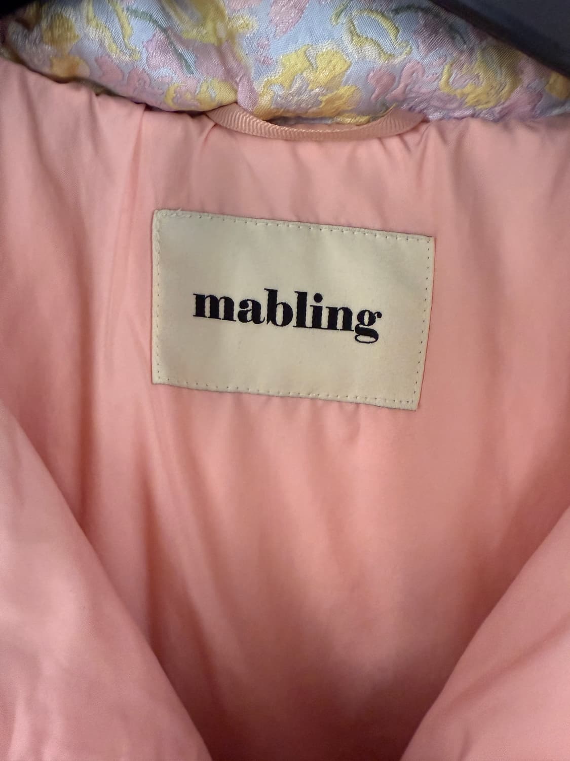 마블링 자카드 다운 패딩 상품이미지3