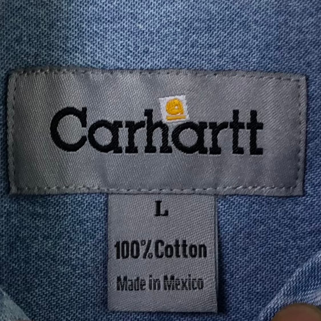 L 칼하트 데님 셔츠 상품이미지3