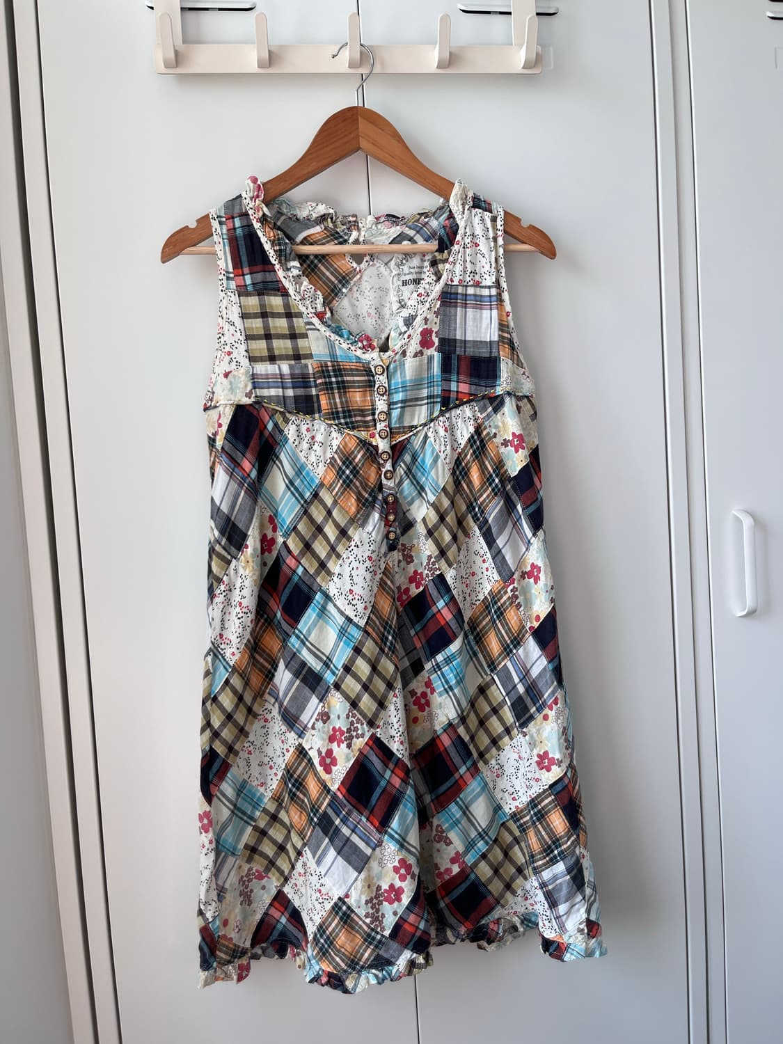 Honeysuckle rose 패치워크 하구미 나시 원피스  상품이미지7