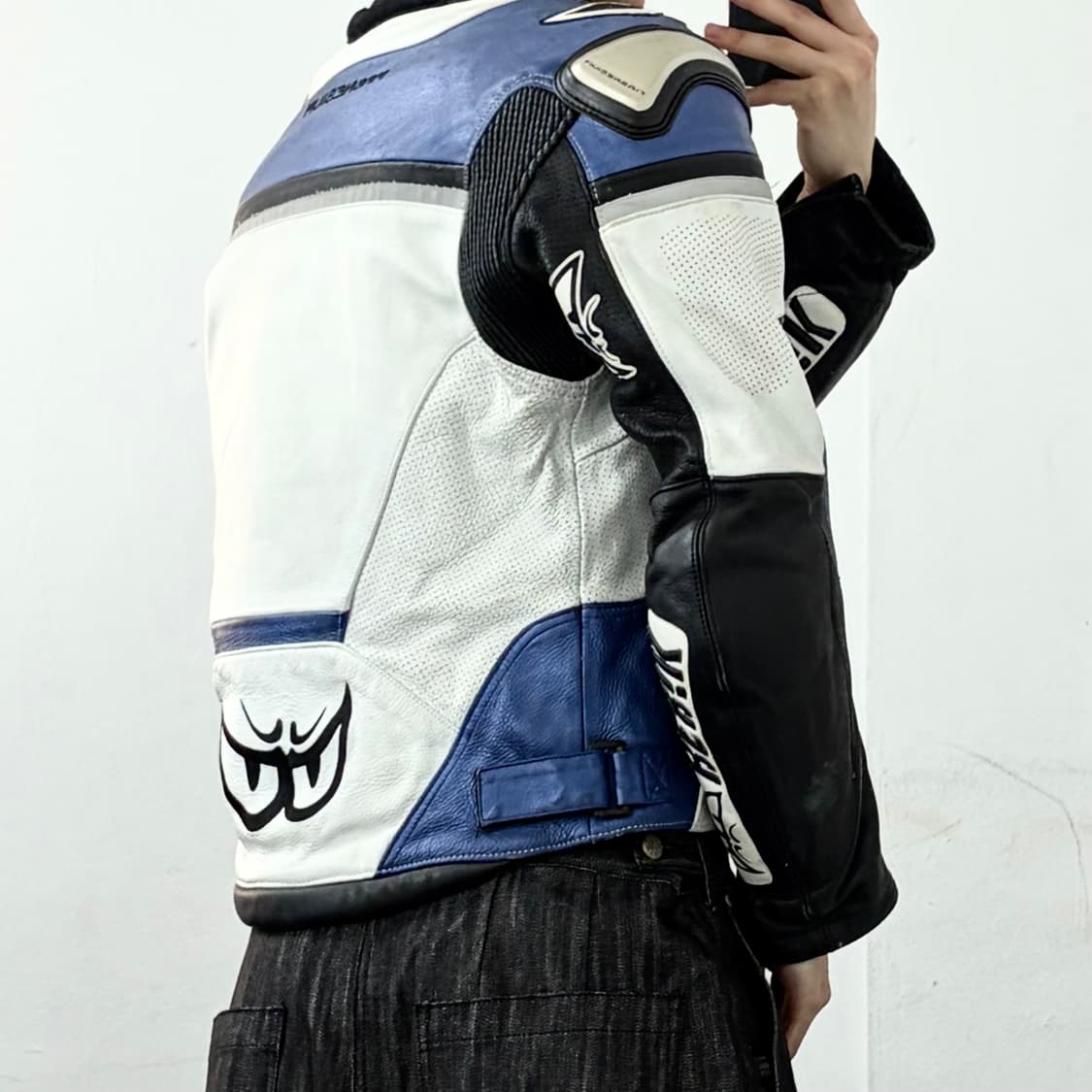 Berik 소가죽 레이싱 자켓 상품이미지3