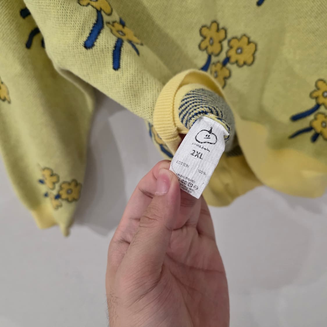 리미떼두두 꽃무늬 가디건 2XL 상품이미지7