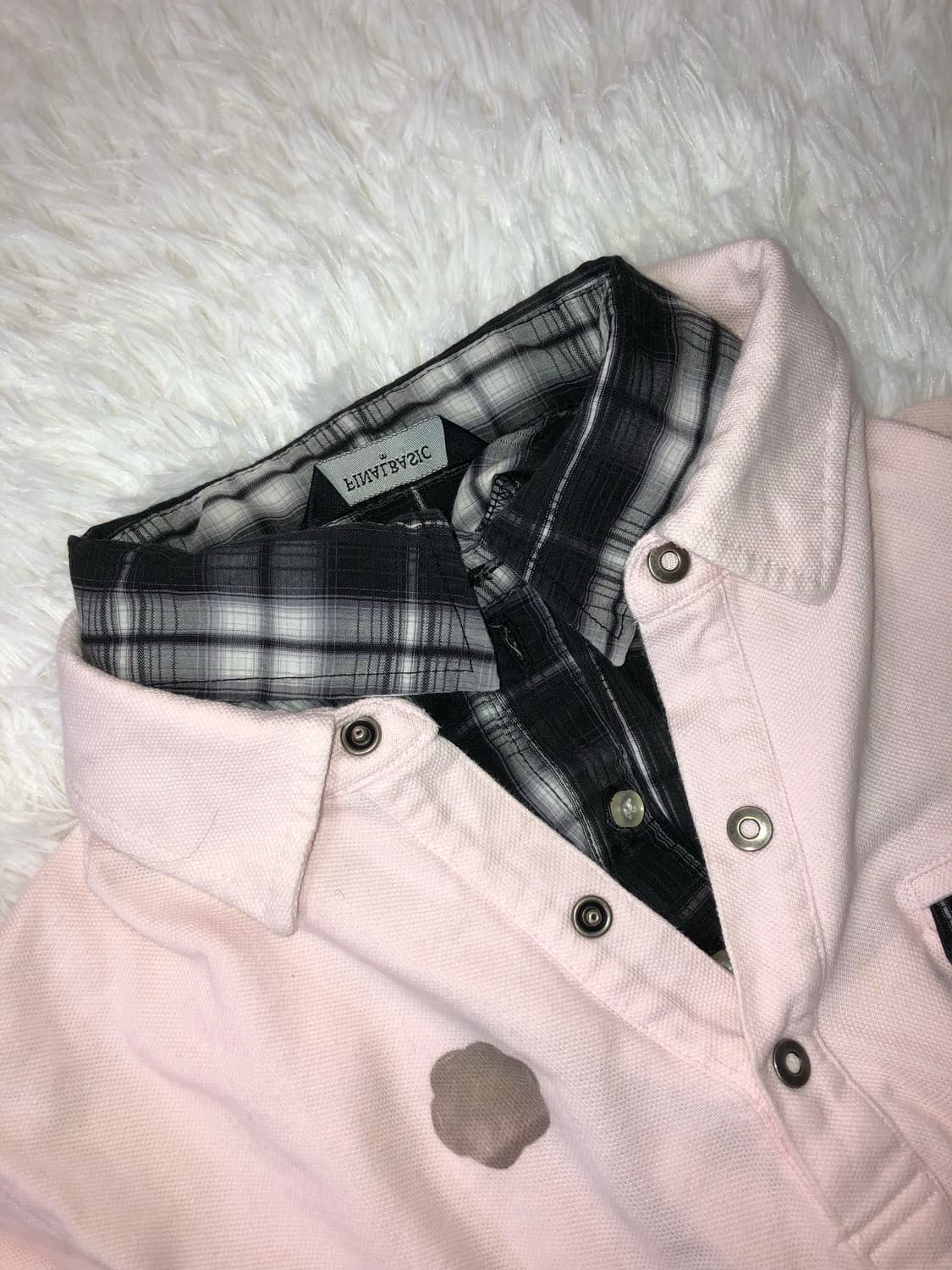 pink check piano top 상품이미지5